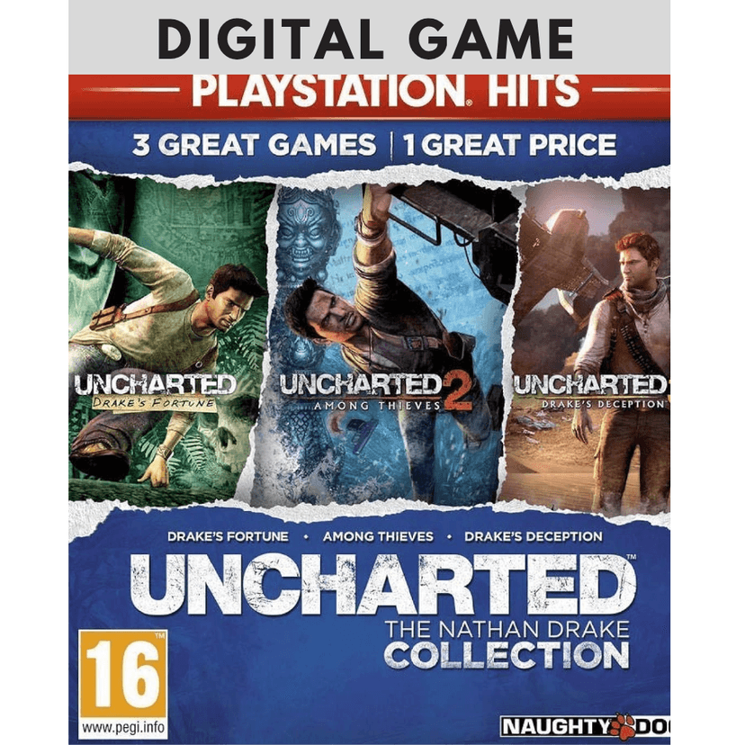 UNCHARTED NATHAN DRAKE COLLECTION PS4/PS5(DIGITAL GAME)