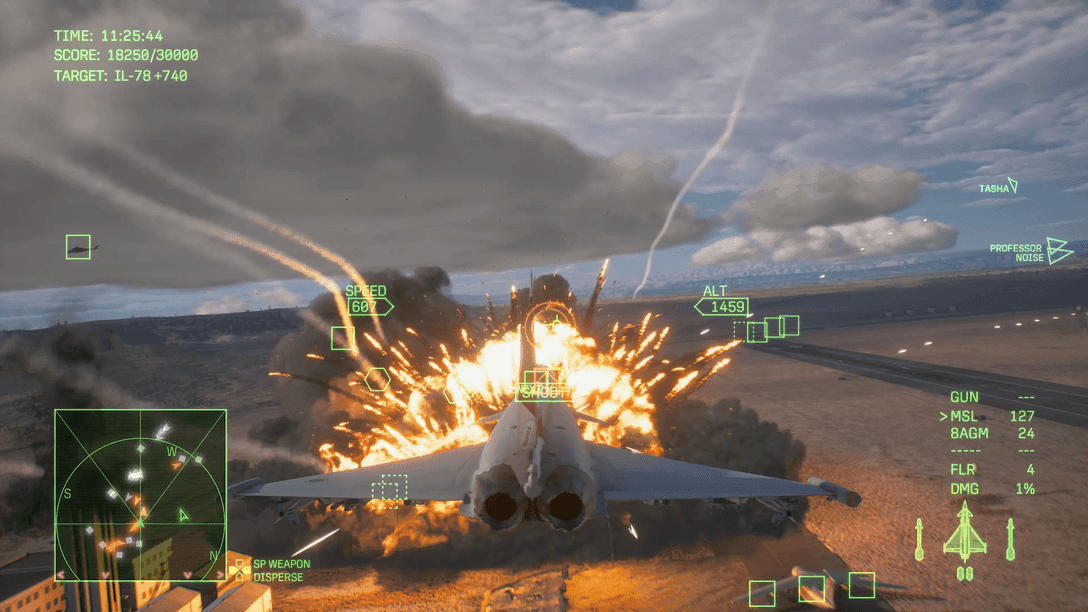ACE COMBAT 8 WINGS OF THEVE screenshot 1